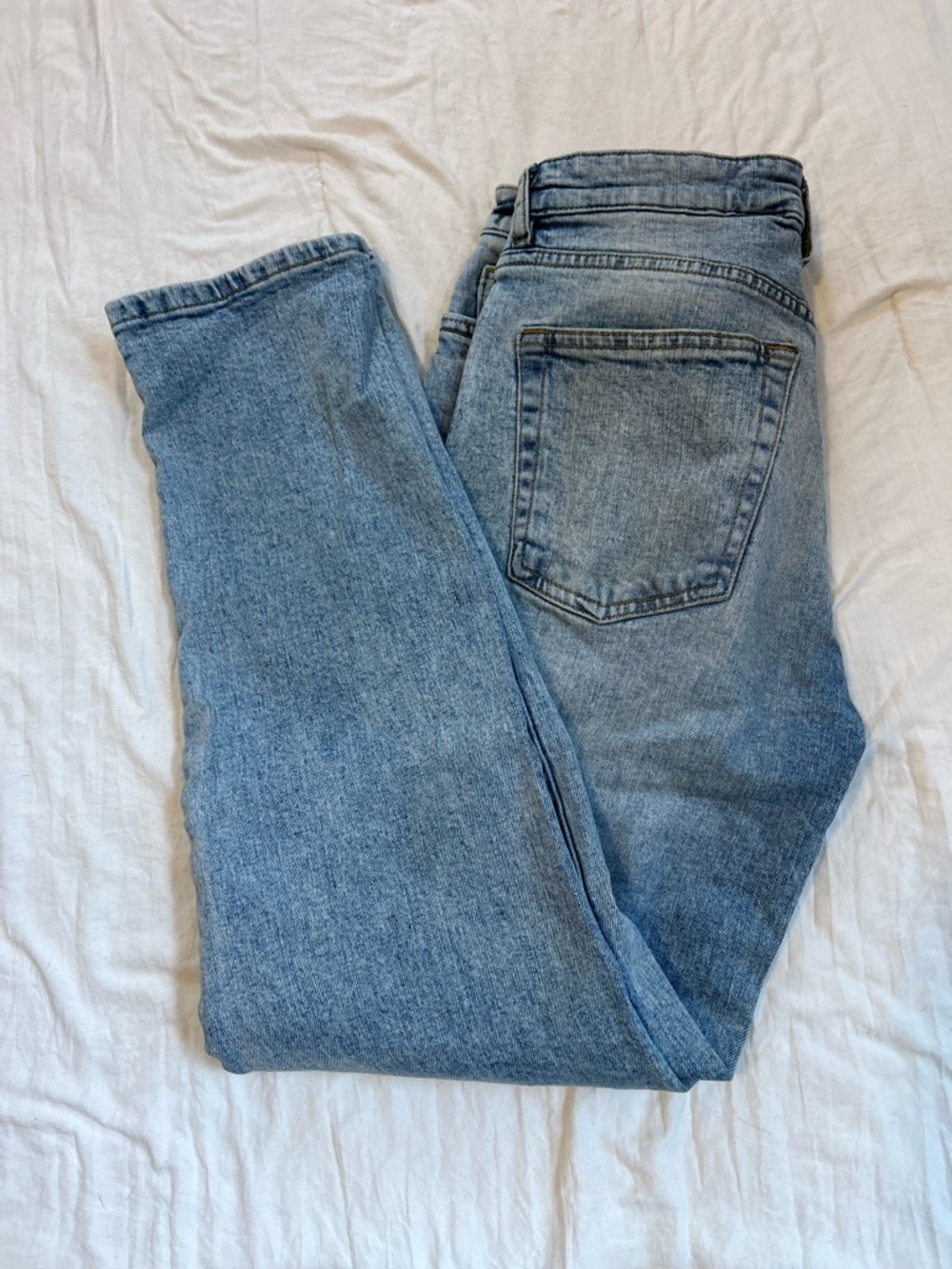 H&M Light Blue High-Rise Jeans